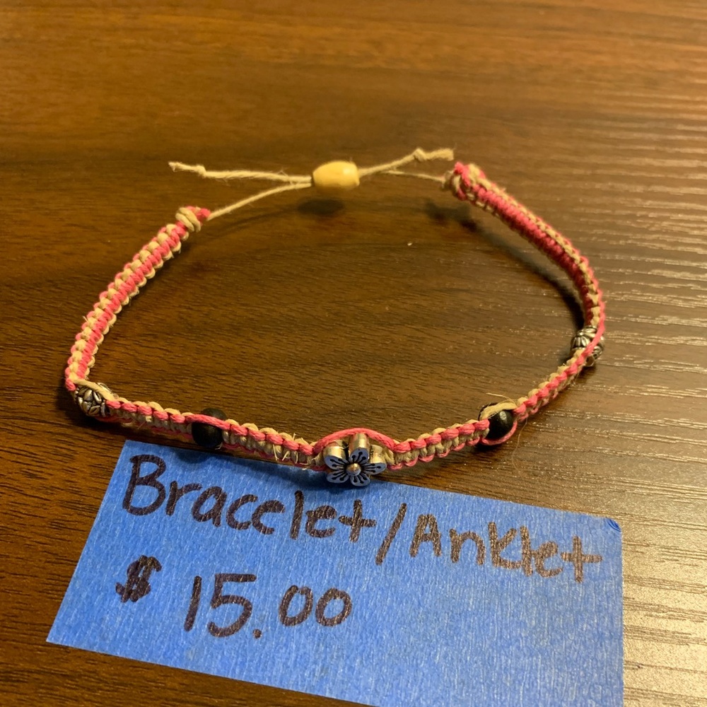 Adjustable hand made bracelet
